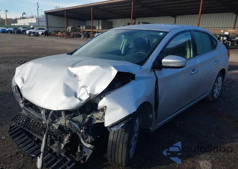 2019 Nissan Sentra S из США, поврежденный, VIN 3N1AB7AP5KY264068